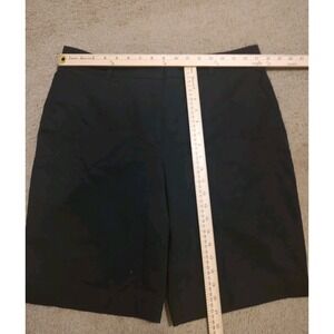 Ann Taylor Black Bermuda Algodon Shorts Chino Size 14 - Classy Trend